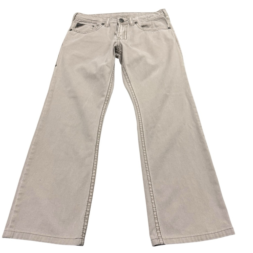 Silver Jeans‎ Pants Mens 32x34 Beige Grayson Relaxed Chino Khaki Twill